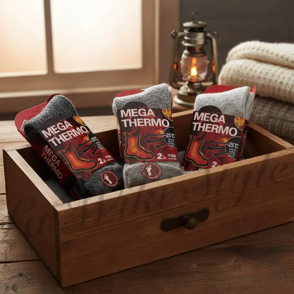 Mega thermo ponožky 3pack